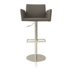 Felix Grey Stool - Bar Stools And Counter Stools