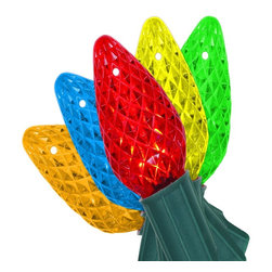 Home Accents Holiday 50 LED C9 Lights Multi-Colour - Holiday Lighting