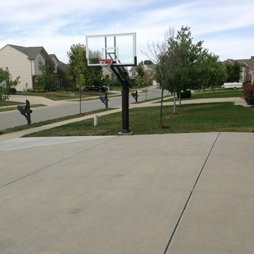 Adam S's Pro Dunk Platinum Basketball System on a 43x30 in Fishers, IN