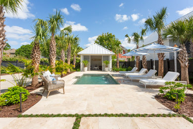 Inspiration for a coastal pool remodel in Charleston