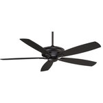 Minka Aire - Minka Aire F696-CL Kafe - Ceiling Fan in Transitional Style - 15 inches tall by - Rod Length(s): 6 x 0.75
