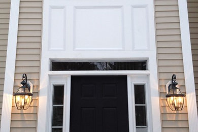 Inspiration for a modern home design remodel in Boston