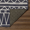 My Magic Carpet Chelsea Tribal Aztec Dark Grey Rug, 3'x5'