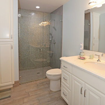 White Traditional bathroom remodel