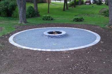 This is an example of a traditional landscaping in Milwaukee.