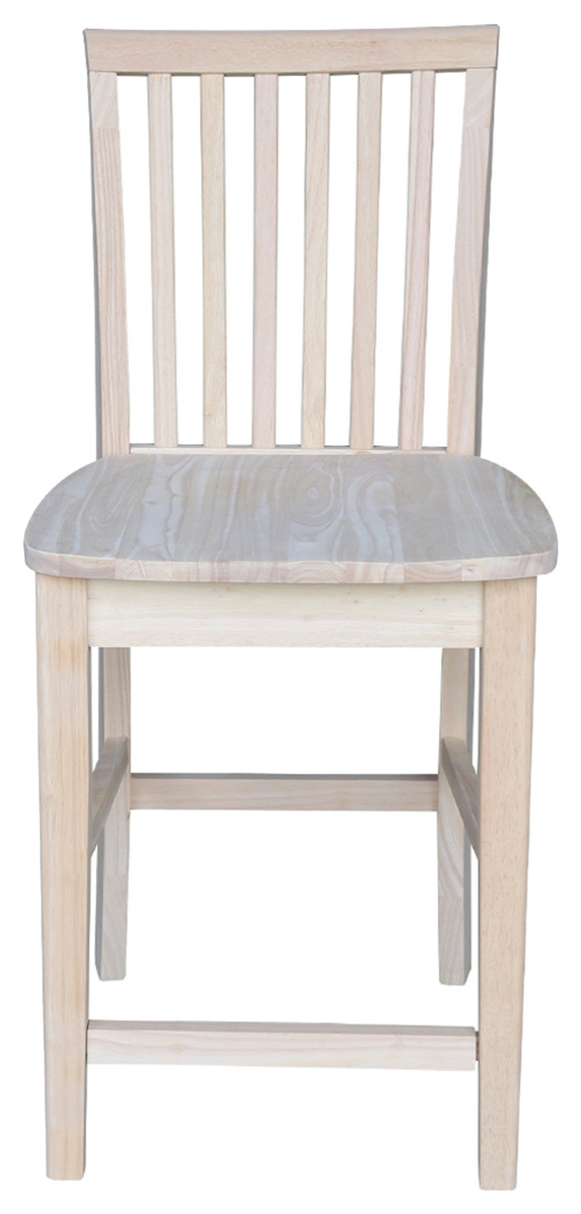 Mission Stool Mission Stool, 24 Inch - Transitional - Bar Stools And Counter Stools ...