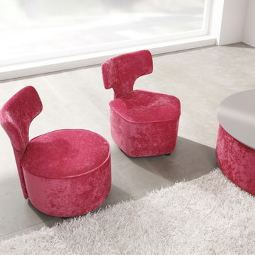 Arianne Love Modular Sectional Sofa Zipi and Zape Chairs by Famaliving Californi