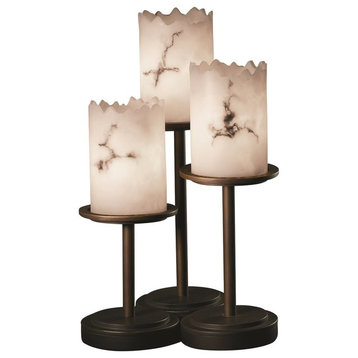 Justice Designs LumenAria Dakota 3-LT Table Lamp - Dark Bronze