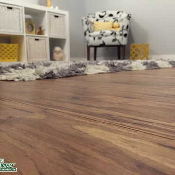 Mocha Eucalytpus flooring in Riverside, IL