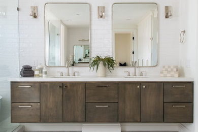 Transitional bathroom photo in Orange County