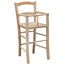 Solid Wood Country High Chair, Natural Beech