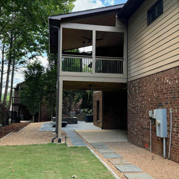 Open Shed Porch In The Ross Bridge Neighborhood Of Hoover AL