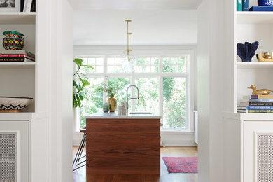 Example of a 1960s kitchen design in Toronto