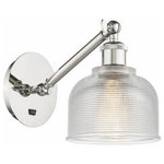 Innovations Lighting - Innovations Lighting 317-1W-PN-G412 Dayton, 1 Light Wall In Industrial S - The Dayton 1 Light Sconce is part of the BallstonDayton 1 Light Wall  Polished NickelUL: Suitable for damp locations Energy Star Qualified: n/a ADA Certified: n/a  *Number of Lights: 1-*Wattage:100w Incandescent bulb(s) *Bulb Included:No *Bulb Type:Incandescent *Finish Type:Polished Nickel