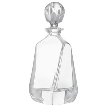 Aurora Crystal Modern Whiskey Decanter 25.3 oz