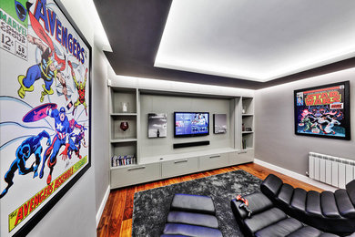 Design ideas for a traditional games room in Kent.