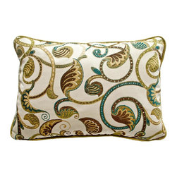 Capri Accent Pillow (back) - Bed Pillows