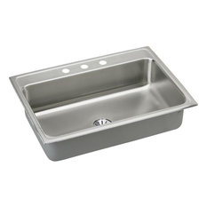 Elkay, Kitchen Sink With 3 Holes, 22"x31"x7.63"