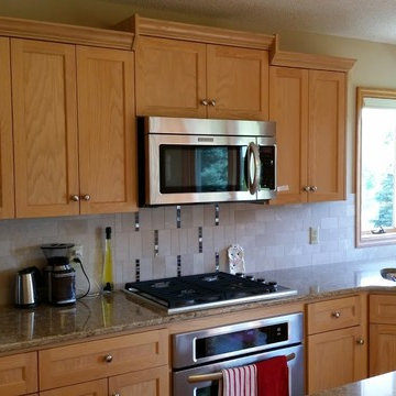 Whitewashed Oak Kitchen in Inver Grove Heights