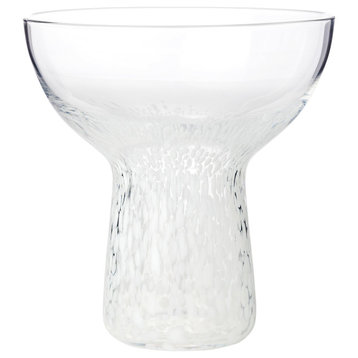 Dottie Clear White Dots Cocktail Glass, Set of 4