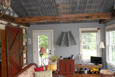 Elegant living room photo in Other