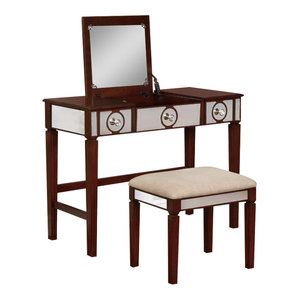 Paloma Vanity Set Traditional Bedroom Makeup Vanities By