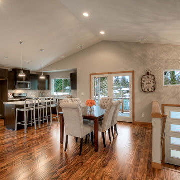 Modern and Craftsman Style Mix - Open Concept Kitchen and Dining