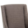 GDF Studio James Contemporary Fabric Upholstered Dining Chair, Silver Gray/Distressed Natural