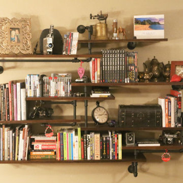 Piped shelves