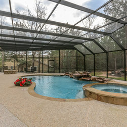 Montgomery county Texas Screen Pool Enclosure - Awnings