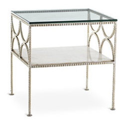 SILVER FITZGERALD TABLE - Side Tables And End Tables