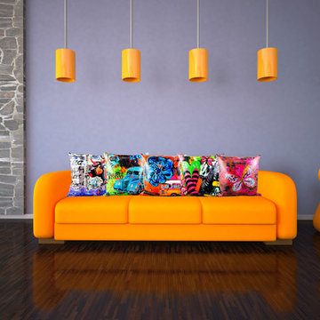 Defy Brands exclusive Latin-Inspired ”Abstract Pillow Collection.”