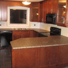 u shape kitchen