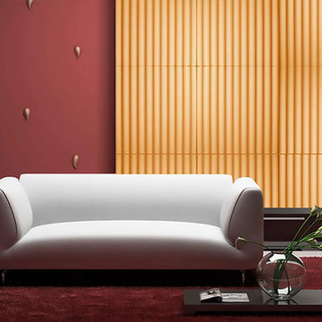 3D Decorative wall panel - model 12 - Ruffles