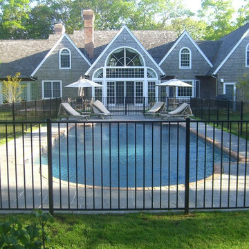 East Hampton, NY Aluminum Estate Pool Fence