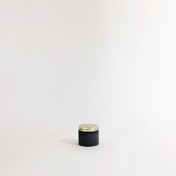 Small Concrete Jar / Dark Gray - Decorative Jars And Urns