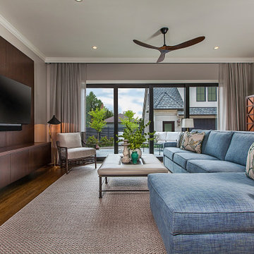 Transitional Family Room