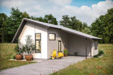 Indian Paintbrush ADU Plan- Front Exterior