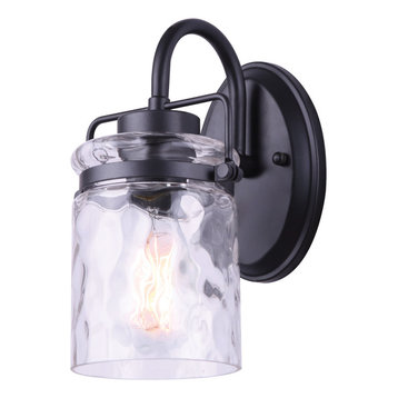 Canarm IVL707A01 Arden 11" Tall Bathroom Sconce - Graphite
