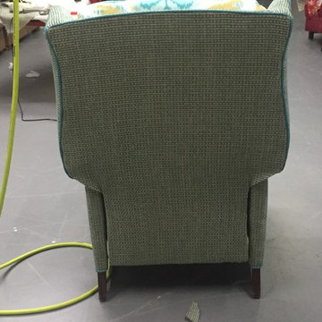 Reupholstered Recliner