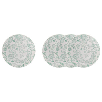 Claro Dusty Floral Salad Plate Set of 4