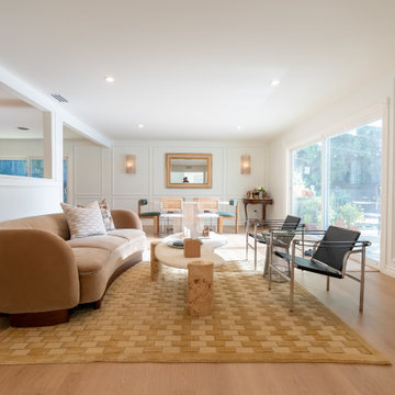 Woodland Hills Interior Refresh: Custom Wainscoting & Luxury Vinyl Flooring
