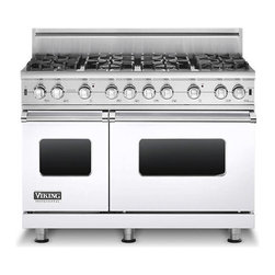 Viking 48" Pro-style Gas Range, White Liquid Propane | VGCC5488BWHLP - Gas Ranges And Electric Ranges