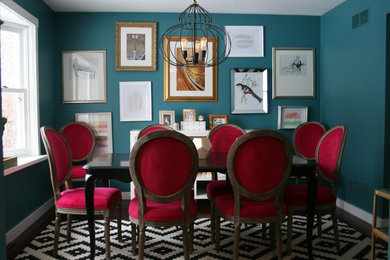 Inspiration for a dining room remodel in Milwaukee