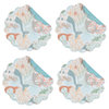 Dancing Waters Mermaids Round Reversible Placemats Kitchen Dining Set of 4