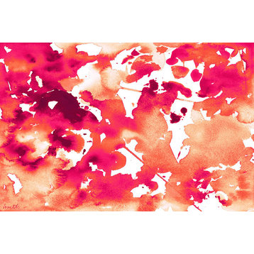 "Splash of Pinks In Fall I" Canvas Art, 36"x24"