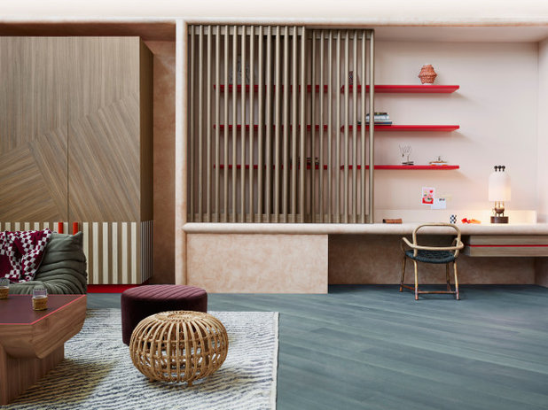 Contemporary Living Room by Laminex Australia