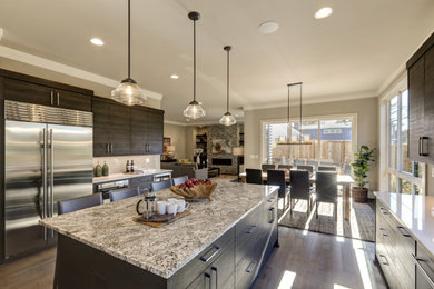 Elegant kitchen photo in Other