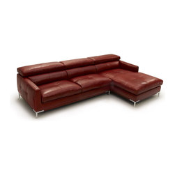1281 Italian Leather Sectional Sofa - Sectional Sofas