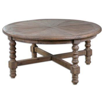 Uttermost 24345 Samuelle Wooden Coffee Table